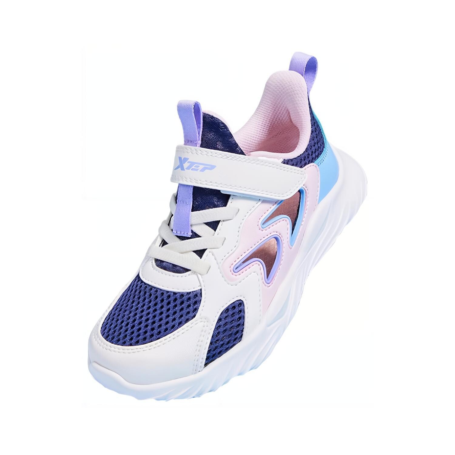 Детские кроссовки PS Low-top Темно-фиолетовый/Белый парус Xtep, фиолетовый — фото 2