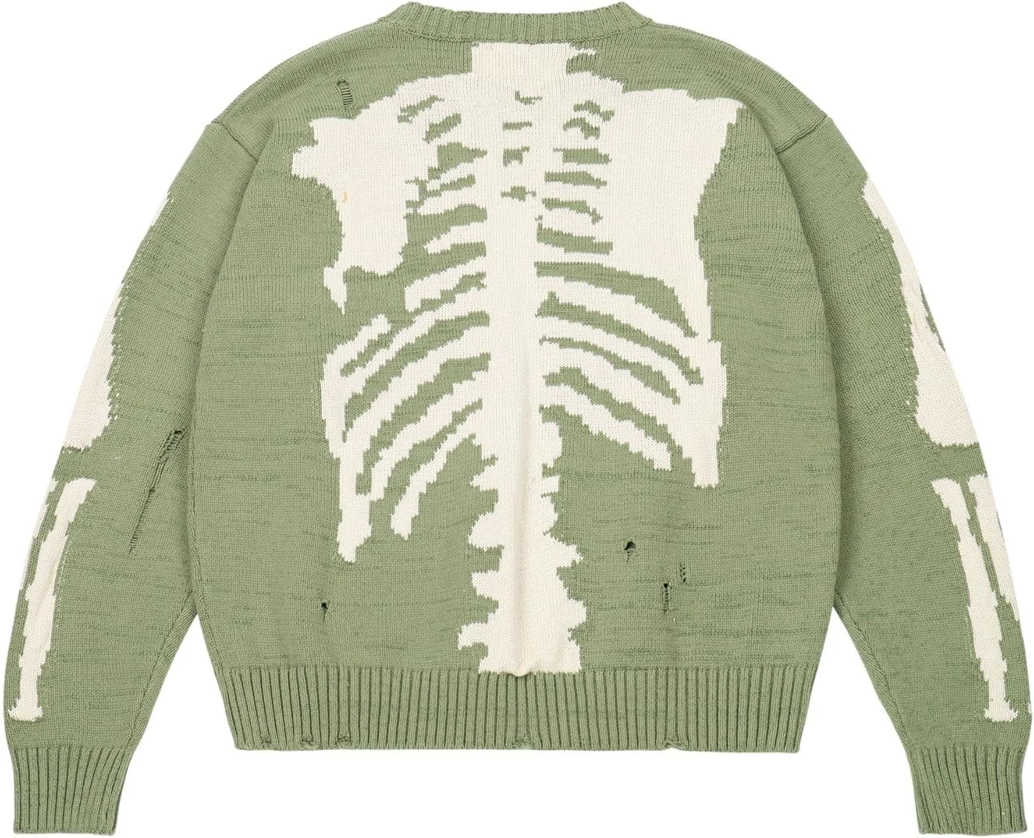 

Свитер oversize с принтом скелета в стиле y2k Attria