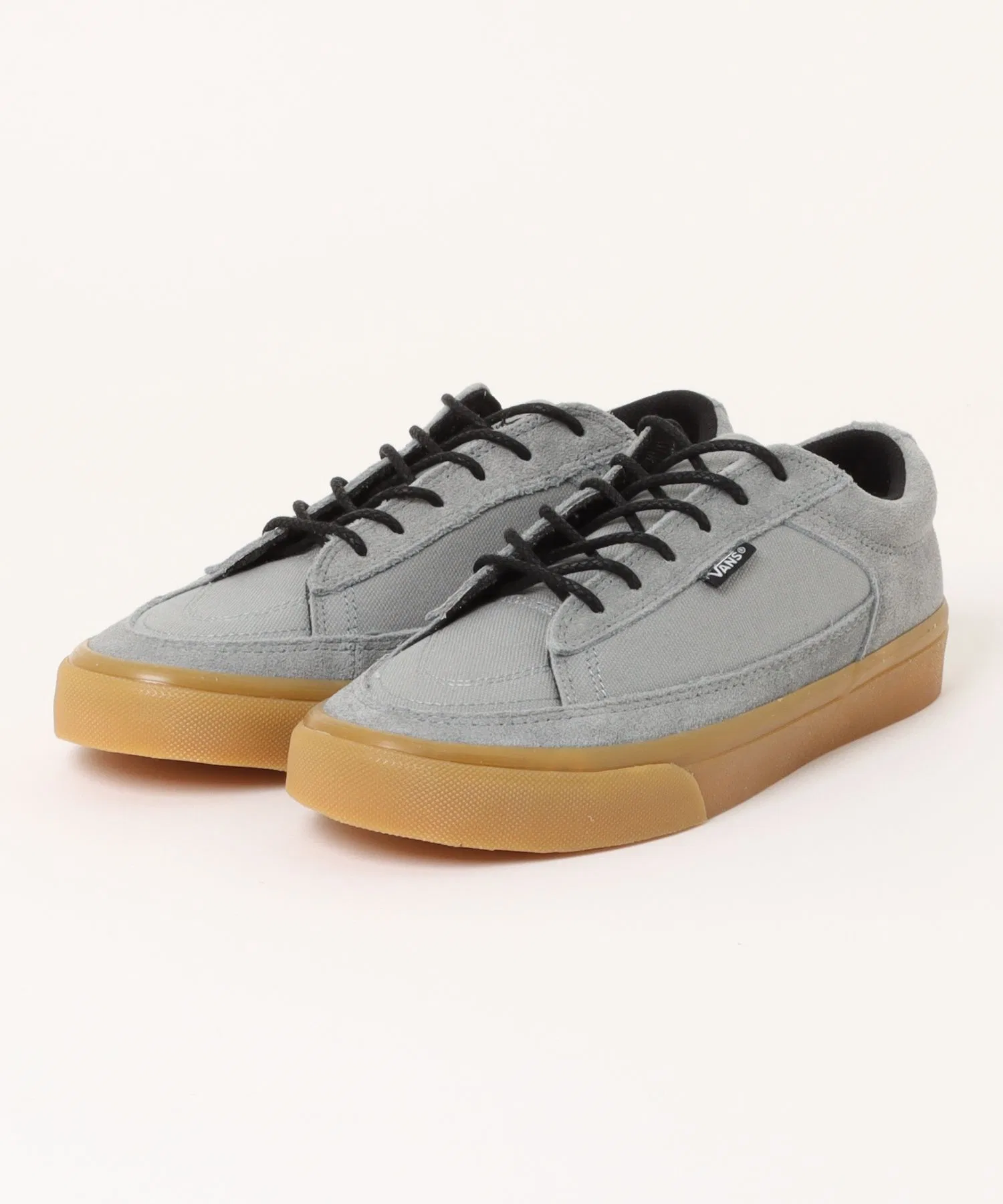 Мужские серые кроссовки из замши и канваса VANS RATT серые