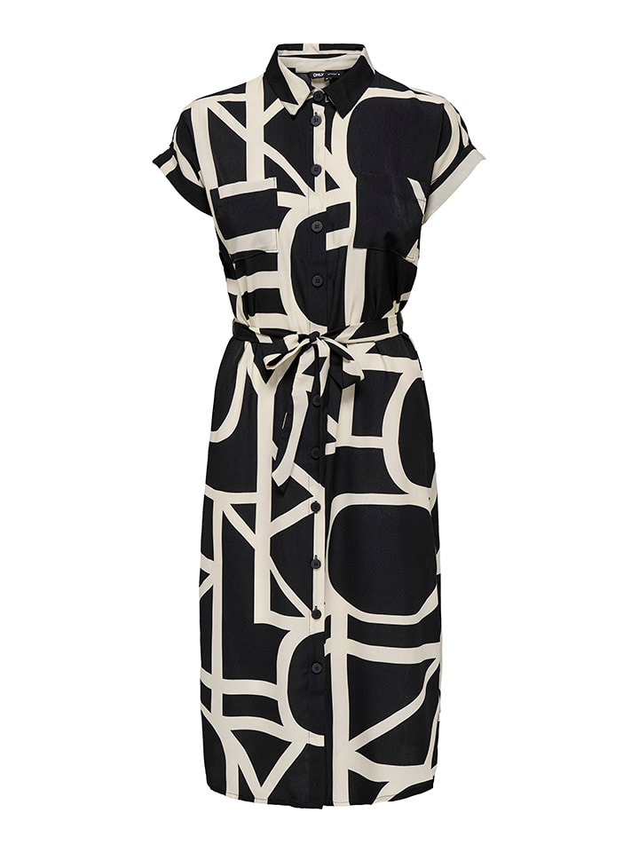 

Платье до колена ONLY, бежевый/черный