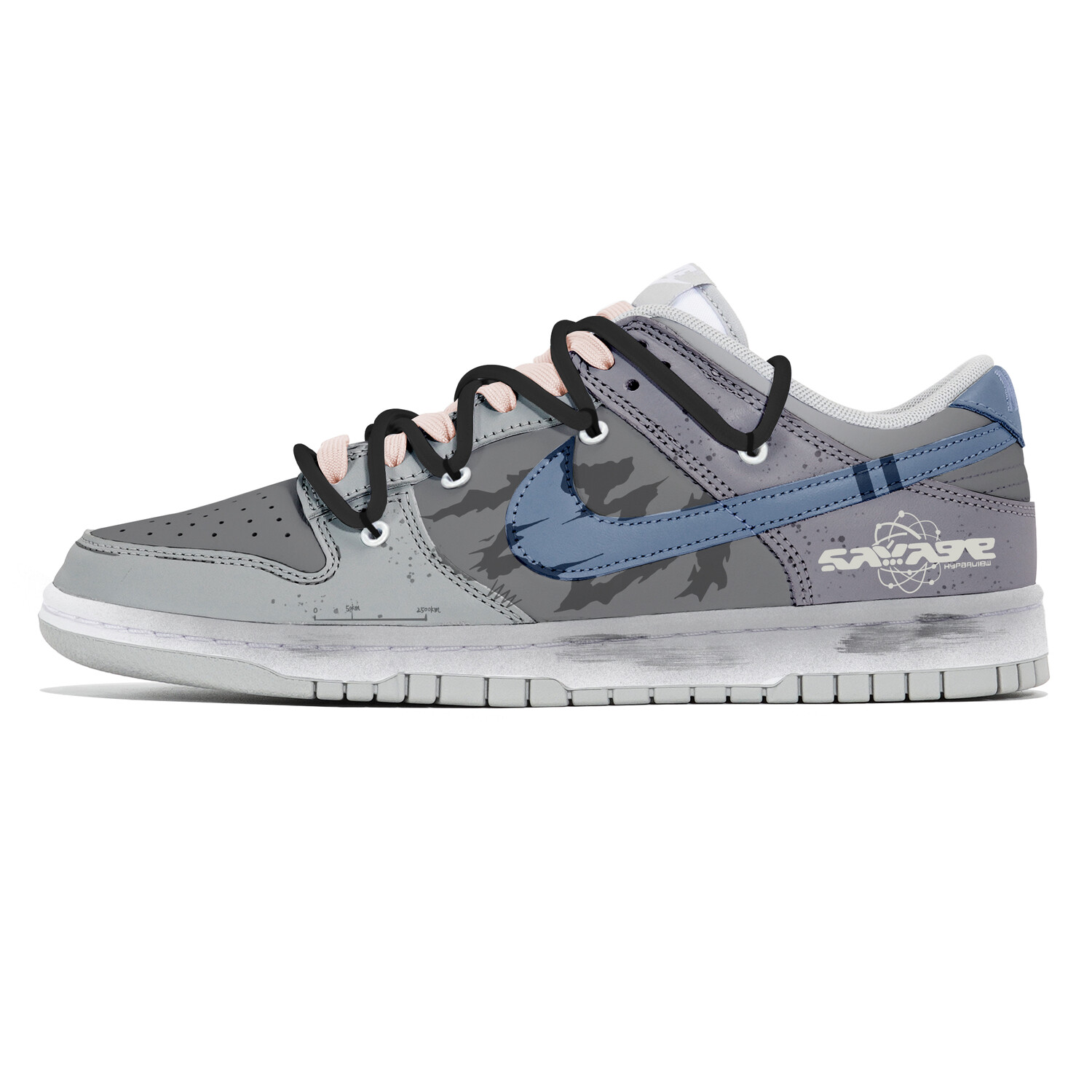 

Кроссовки Nike Dunk Skateboard Shoes Unisex Low-Top Gray, Серый, Кроссовки Nike Dunk Skateboard Shoes Unisex Low-Top Gray