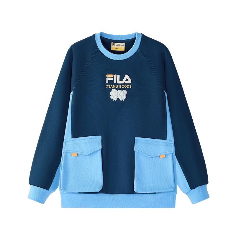 

Свитшот YUANTIANZHI,LIANMINGKUAN Sea Sunset Blue для подростков FILA KIDS, синий