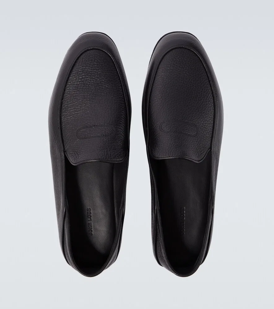 Кожаные лоферы Kingston II John Lobb, коричневый — фото 4