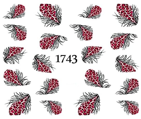 

Водные наклейки для ногтей - № 1743, Raisin
