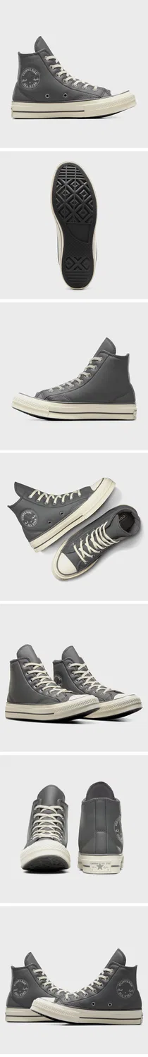 Мужские высокие кроссовки Chuck 70 High Shark Skin от Converse — фото 3