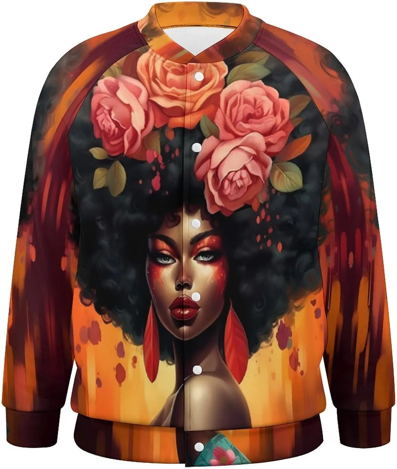 Куртка-бомбер Varsity Letterman для мужчин и женщин African American, легкая, в стиле бейсбол Generic, Style — фото 4