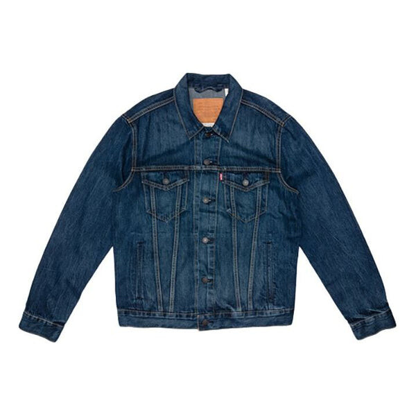 

Куртка Men's Levis Loose Casual Denim Jacket Dark Blue, синий