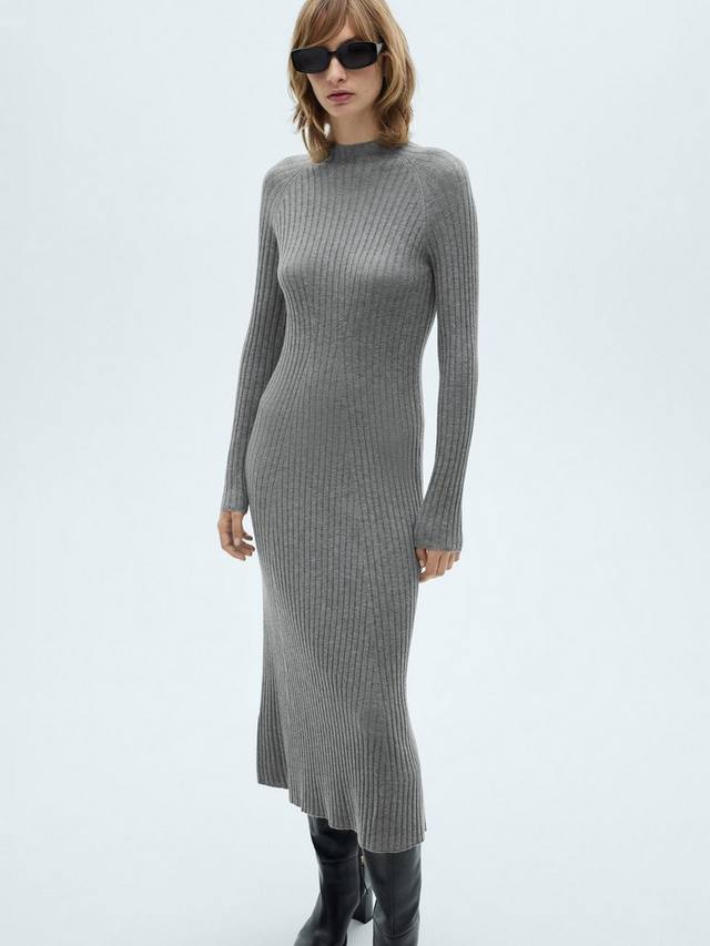 

Пышное платье миди Mango, цвет Medium Grey