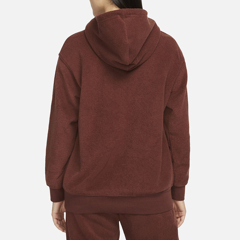 Худи (WMNS) AS W Nike Sportswear ESSNTL PLSH Hoodie BRONZE ECLIPSE — фото 4