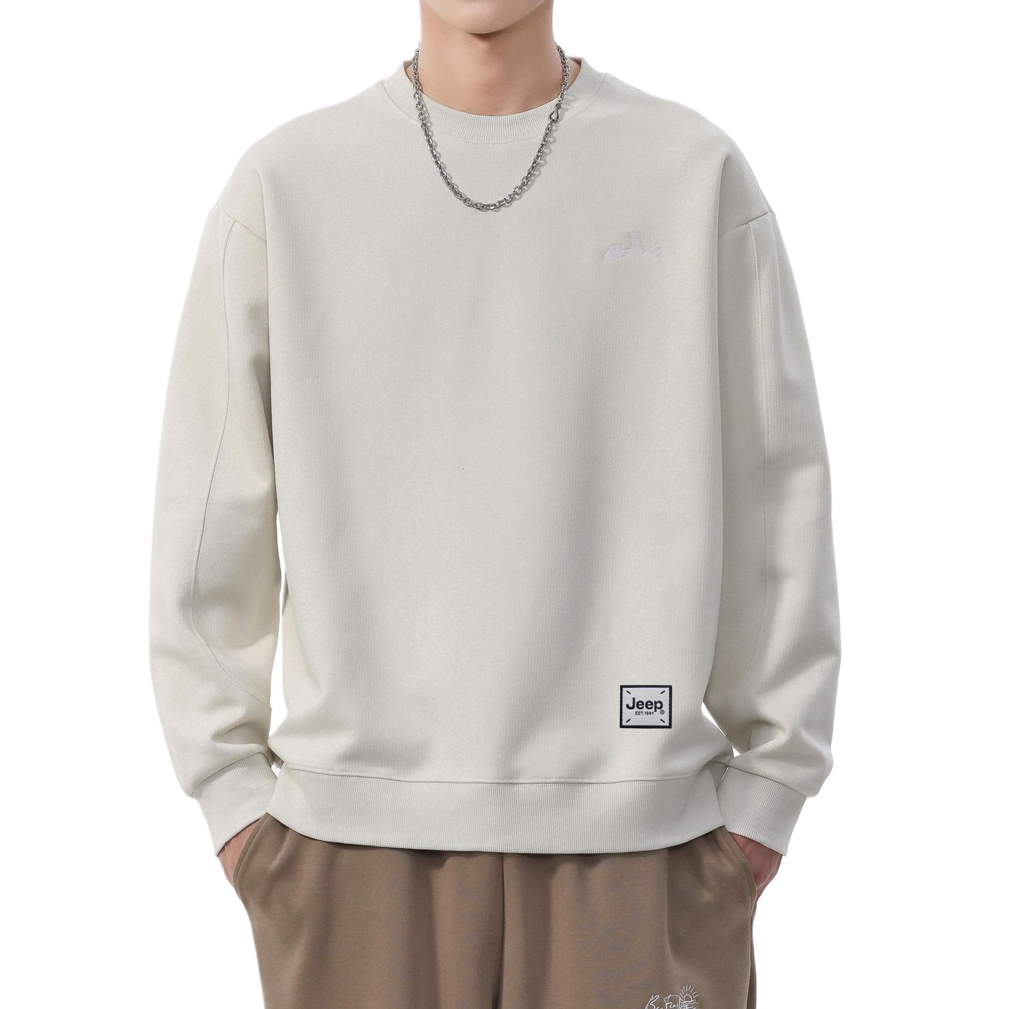 

Свитшот Leisure Collection Unisex Jeep, светло-оранжевый