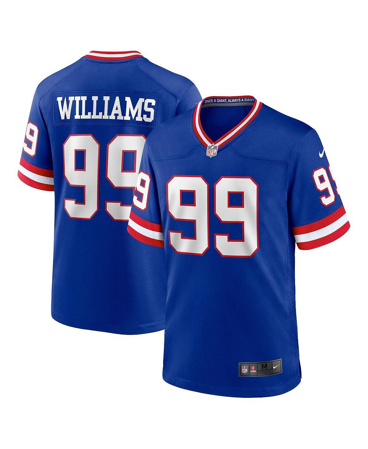 

Мужская классическая игровая майка leonard williams royal new york giants Nike