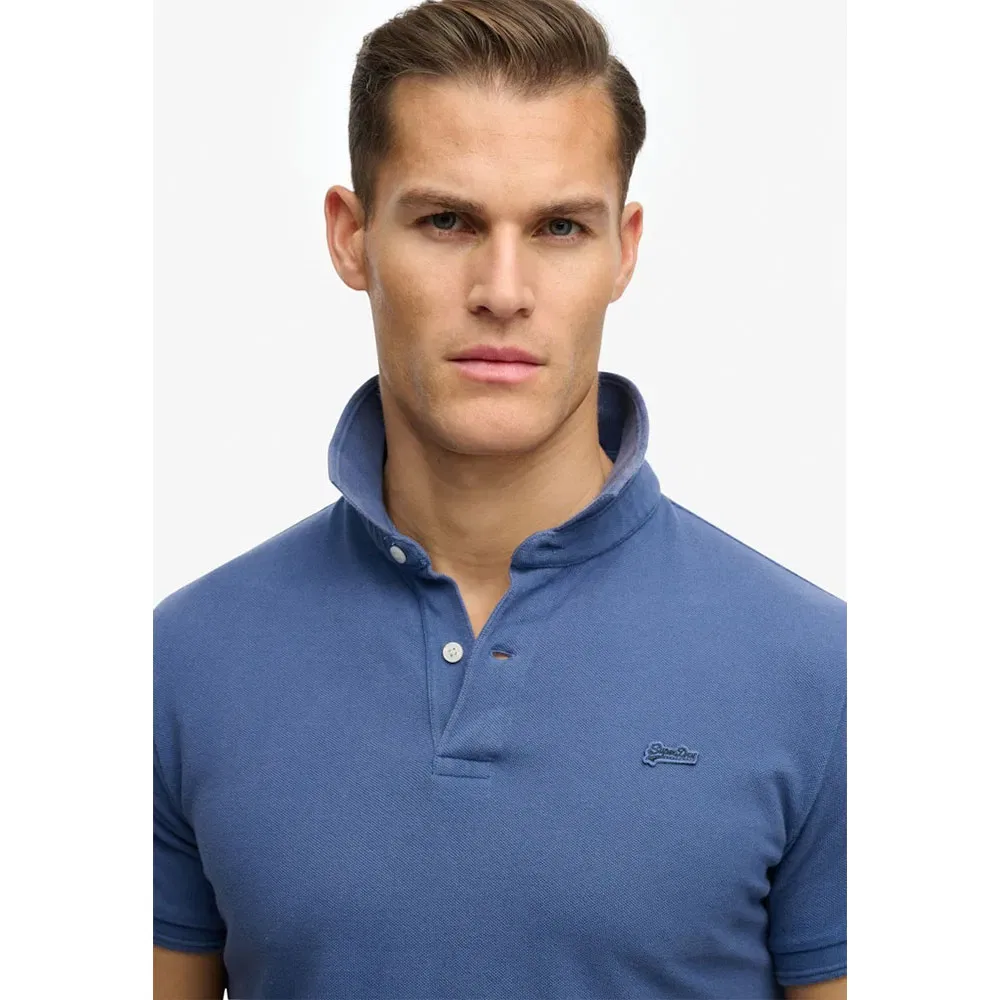 Свитер Classic Pique Superdry, синий — фото 3