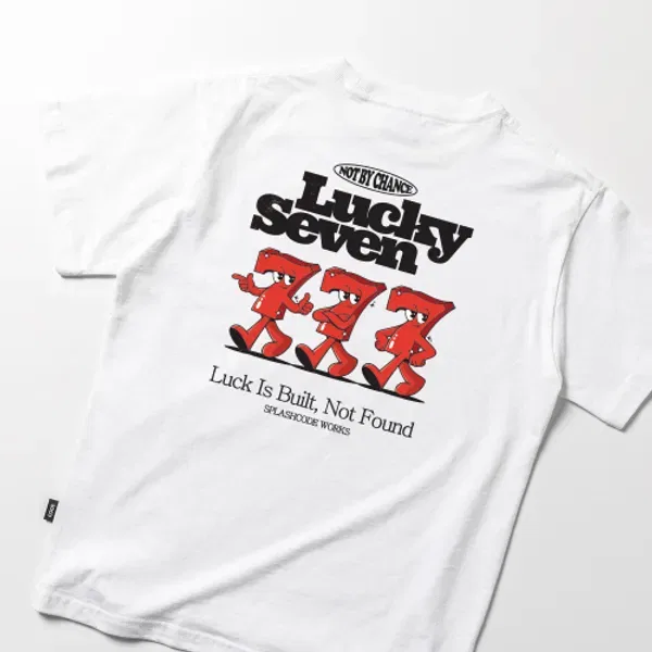 Футболка детская Lucky Seven, Splashcode Kids, белый — фото 3