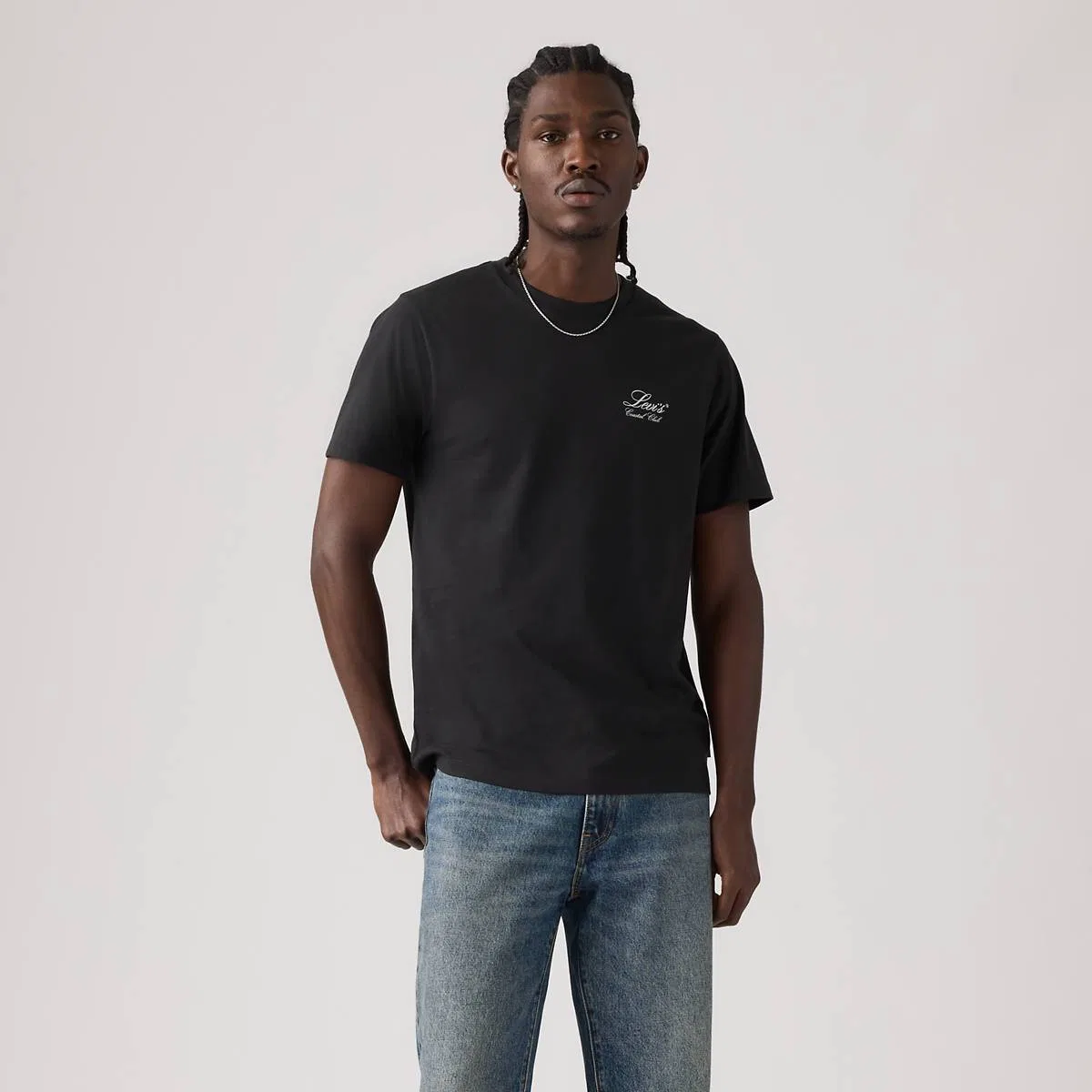 Стандартная классическая футболка с графическим принтом Levi's, Levis Aquatic Jet Black - Black — фото 3