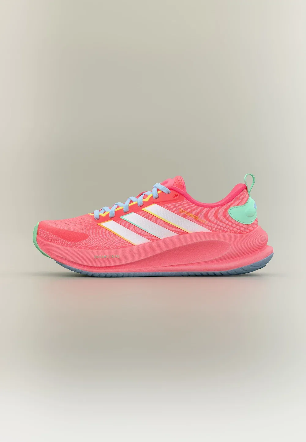 Кроссовки Supernova ease 2 унисекс для бега по улицам Adidas Performance, Solar Turbo/Footwear White/Clear Sky