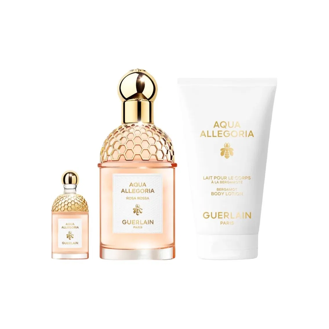 Женский набор парфюмерной воды Rose Flower, GUERLAIN, 75мл+7.5мл+75мл