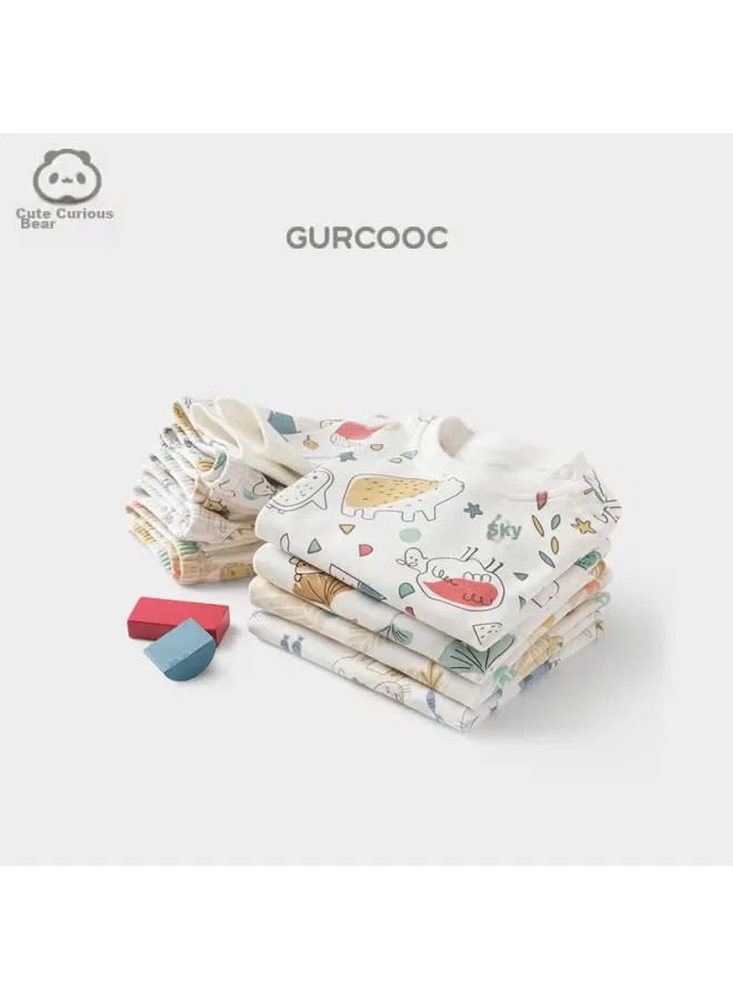 Комплект детской домашней одежды с длинным рукавом Guaiqi Bear Good Bear, белый — фото 2