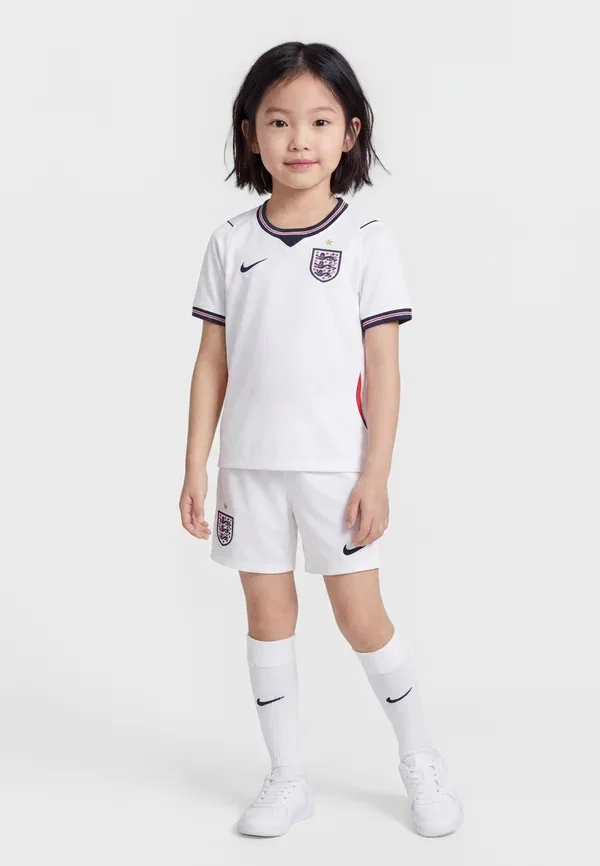 Футбольный комплект из джерси и шорт, England, Nike Performance, White/Speed Red/Obsidian, белый/красный