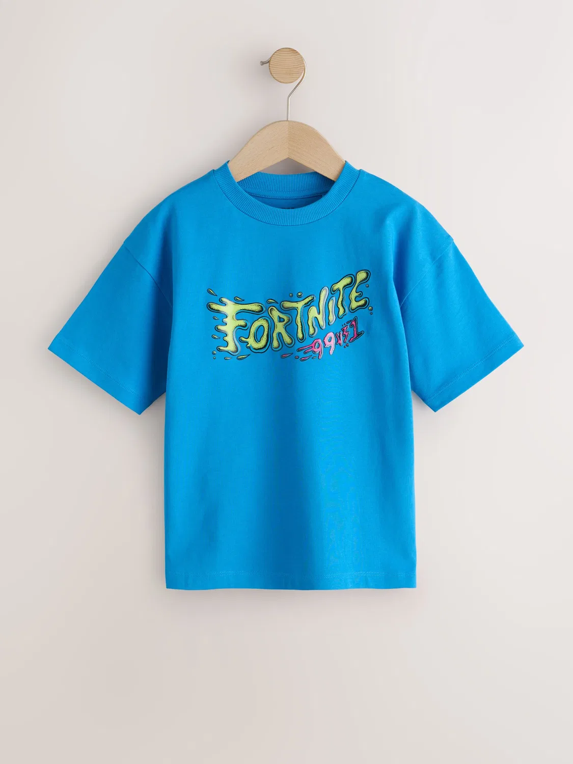 Футболка с принтом Fortnite, Blue Back Print Next, синий