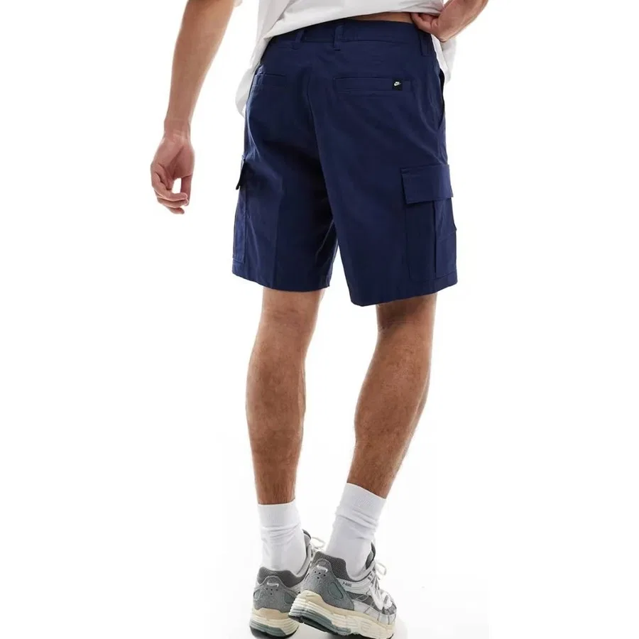 Шорты спортивные с принтом Club Woven Chino Shorts Navy Nike, Темно-синий — фото 2
