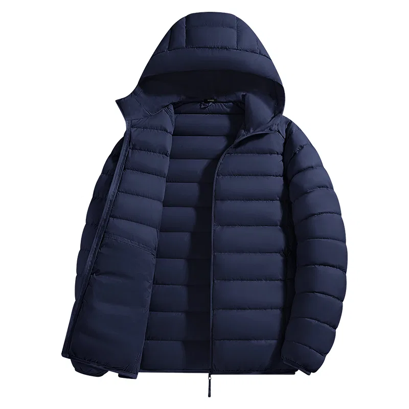 Детский пуховик с капюшоном MINISO, Navy Blue
