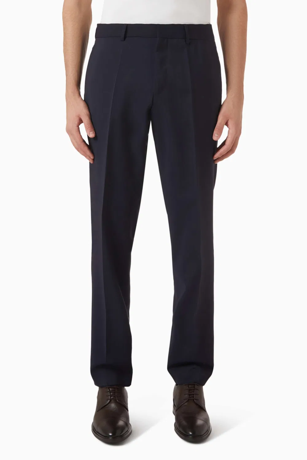 Костюм-двойка Regular-fit из шерсти Virgin Wool BOSS — фото 4