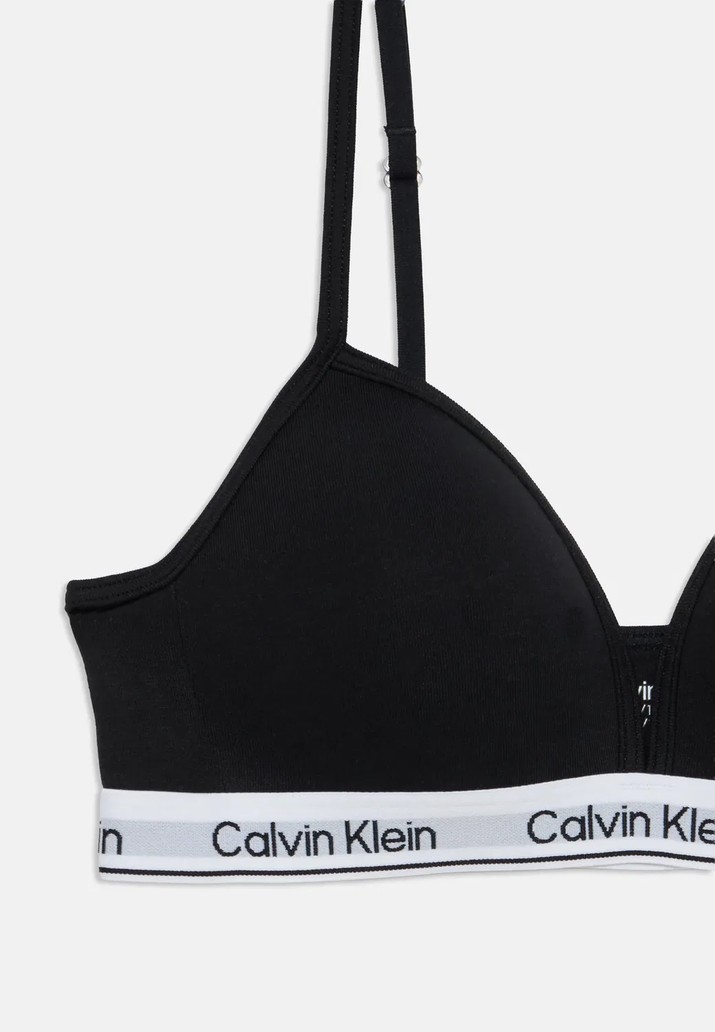 2 упаковки - треугольный бюстгальтер Calvin Klein Underwear, Black/Bright White — фото 4