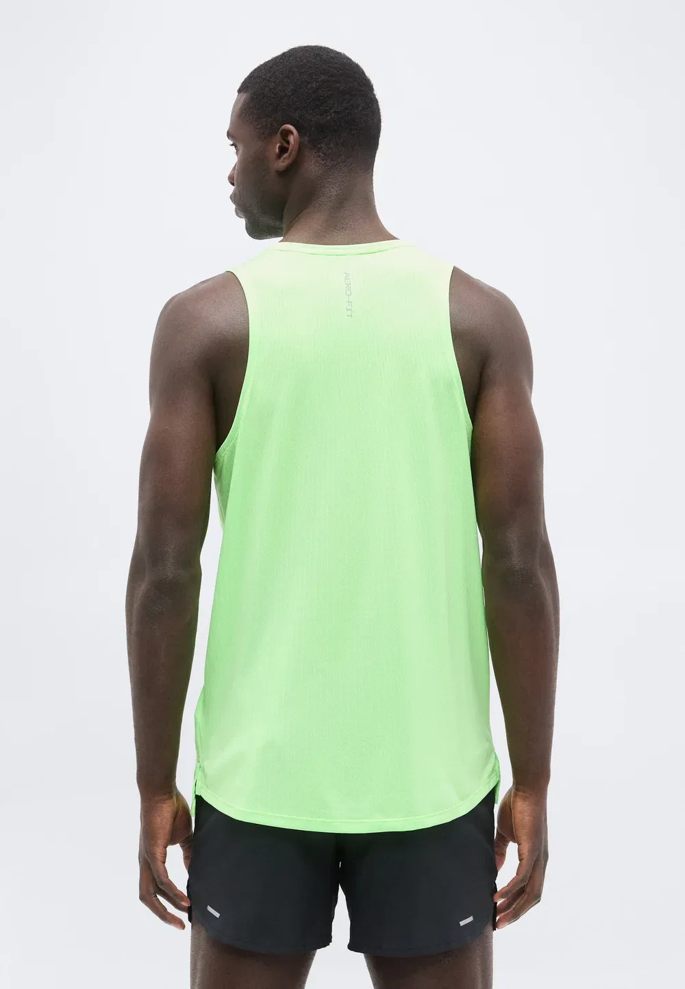 Майка Stride - топ Nike Performance, Volt/Light Silver-Coloured — фото 3