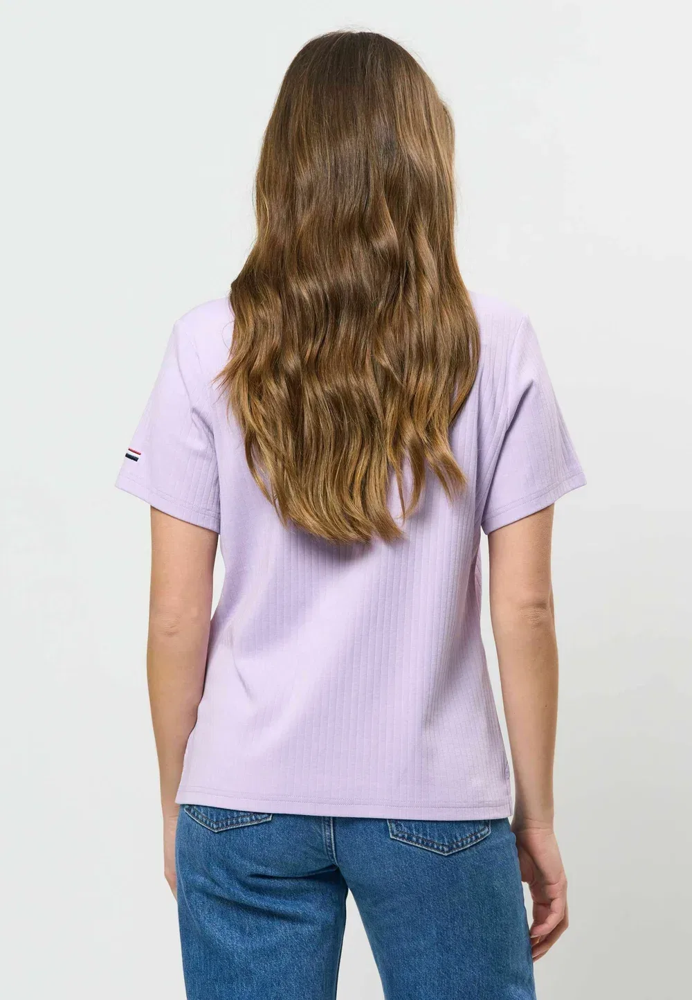 Рубашка-Поло Uwhelga в рубчик U.S. Polo Assn., Pastel Lilac — фото 3