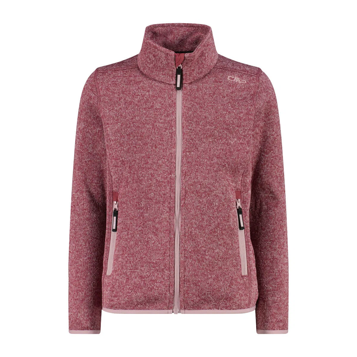 Детская флисовая куртка для девочек Knit-Tech Cmp, Цвет Rot Rosa Orange