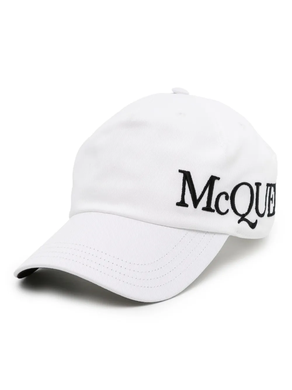 

Кепка с вышитым логотипом Alexander McQueen, белый