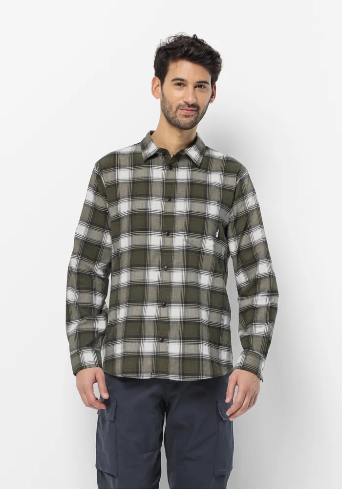 

Фланелевая рубашка Jack Wolfskin "HIKING PATH SHIRT M", цвет Island-Moss