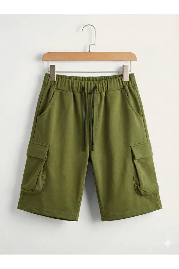 Детские шорты для мальчиков с карманами Bonbelle, Khaki