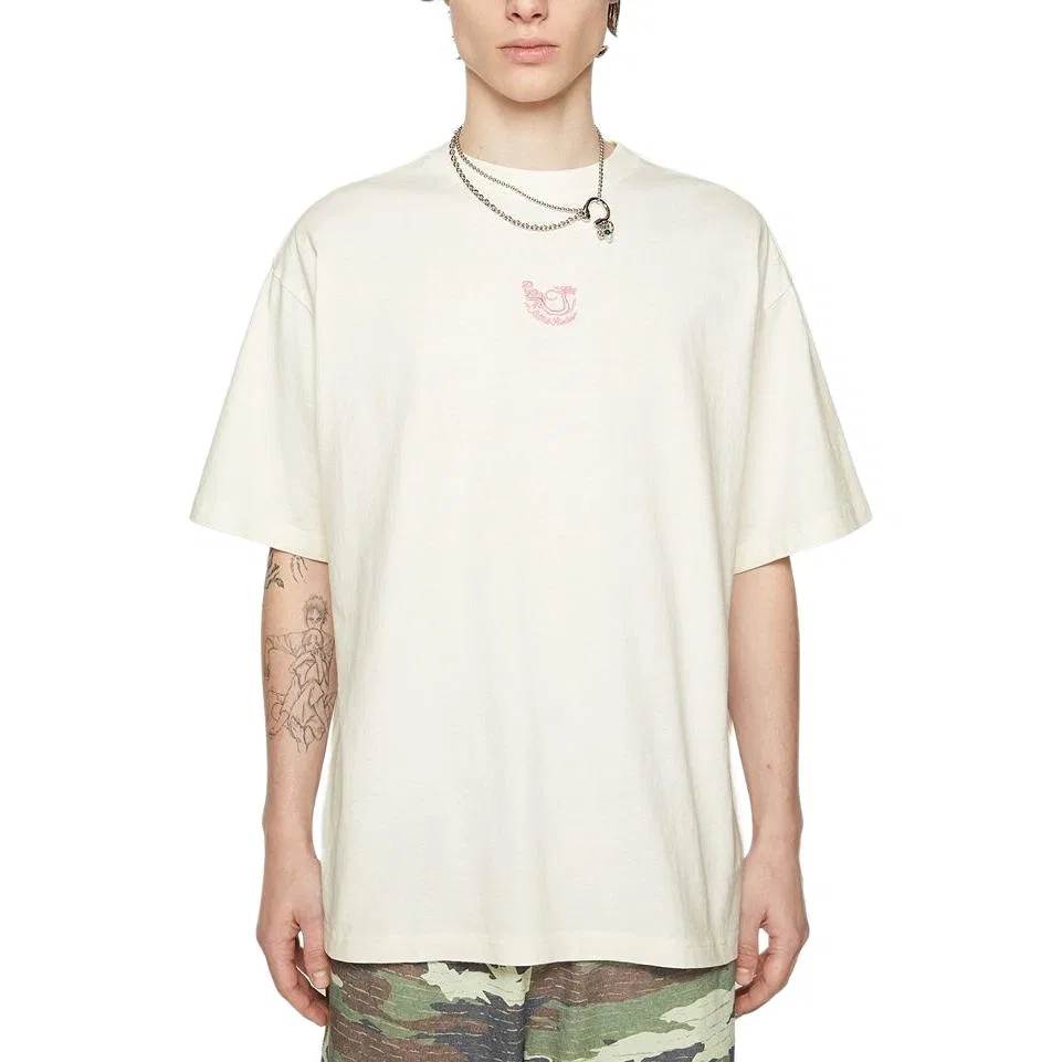 Детская футболка с принтом Acne Studios, Gray White — фото 3