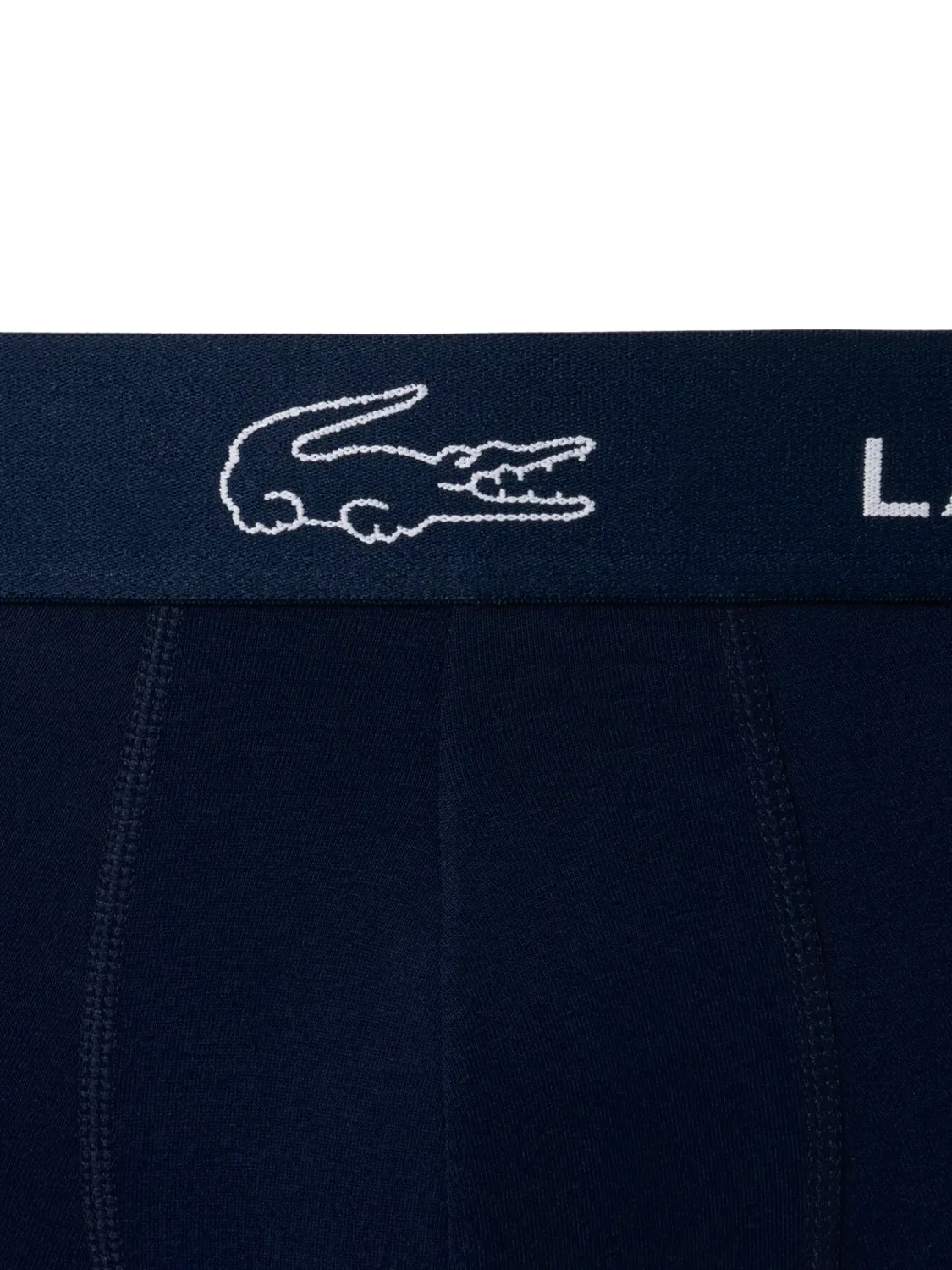 Трусы-боксеры синие (набор из 3 шт.) Lacoste, синий — фото 2
