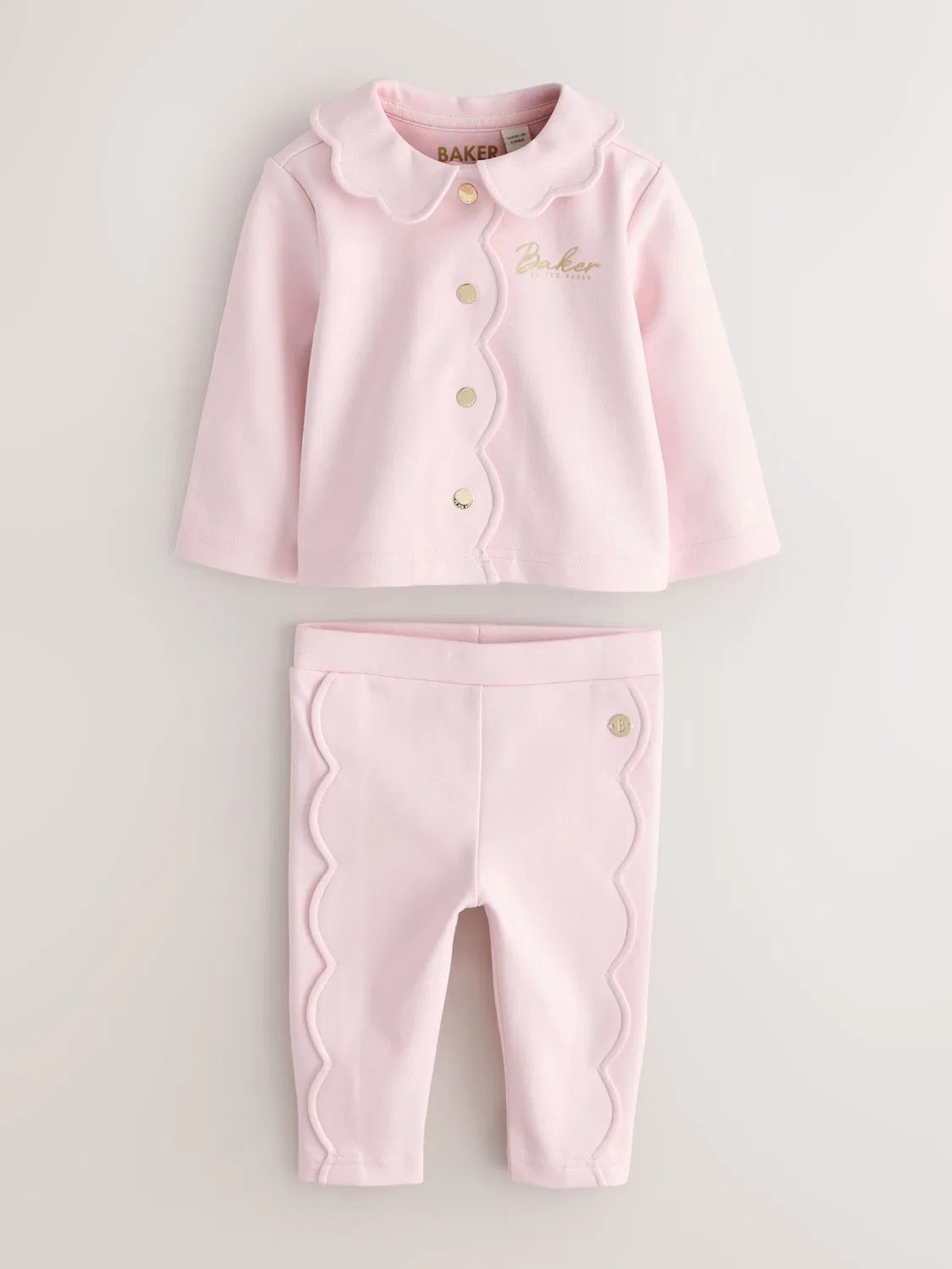 Двухпредметный комплект с жакетом и леггинсами Baker by Ted Baker, розовый