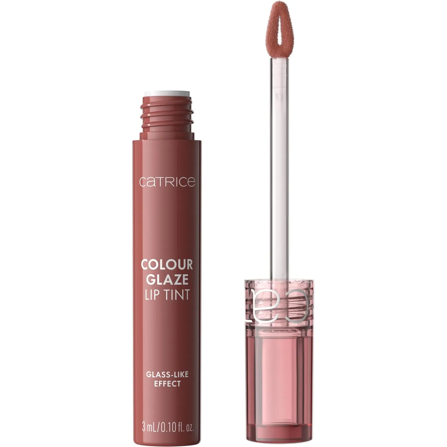 Жидкая помада-блеск CATRICE Colour Glaze Lip Tint, 020 Mood Nude, набор 3 шт., 9 мл, Nude — фото 3