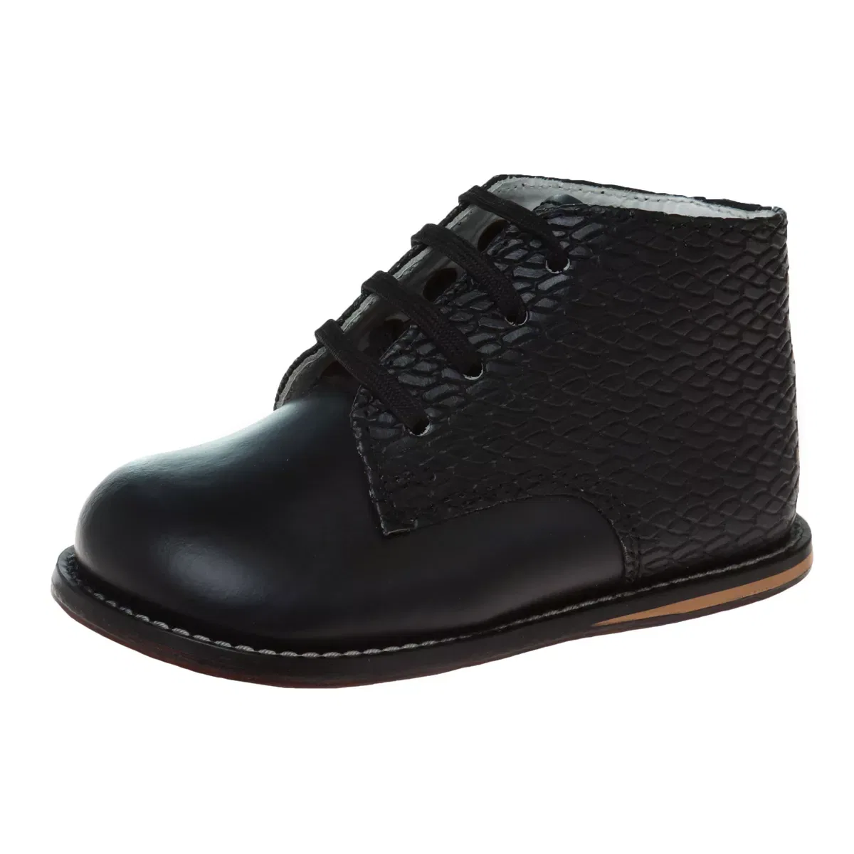 Детские ботинки для первых шагов с высоким голенищем Josmo Shoes, Black