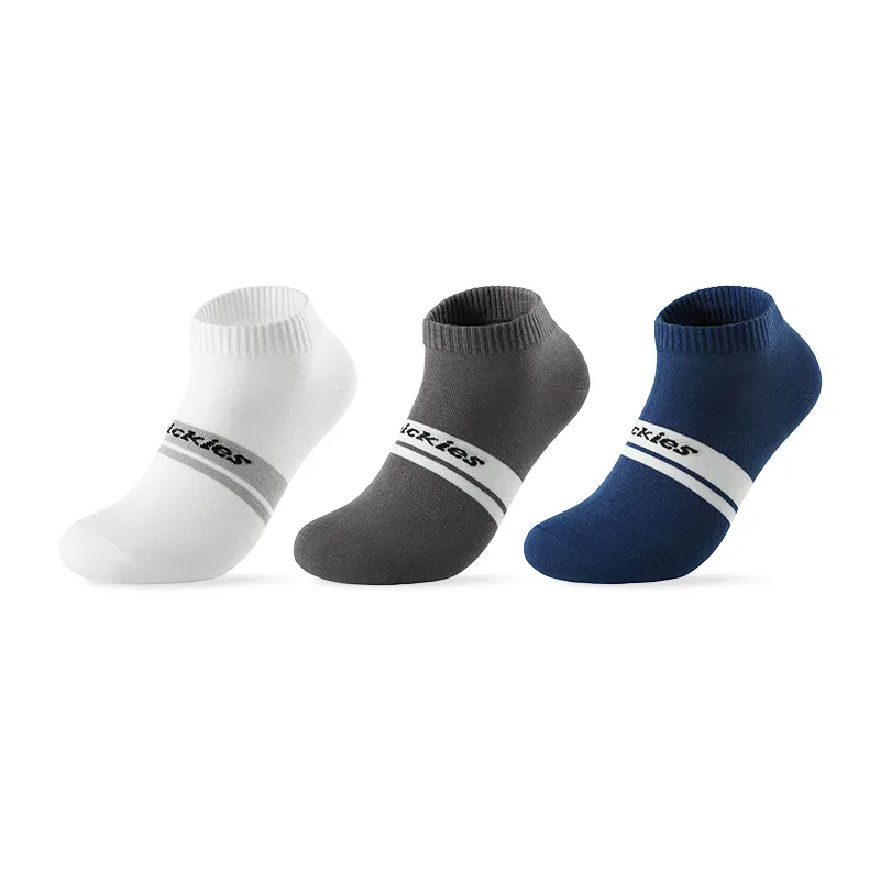 Детские носки с принтом, 3 пары, Dickies, White Dark Gray Navy Blue