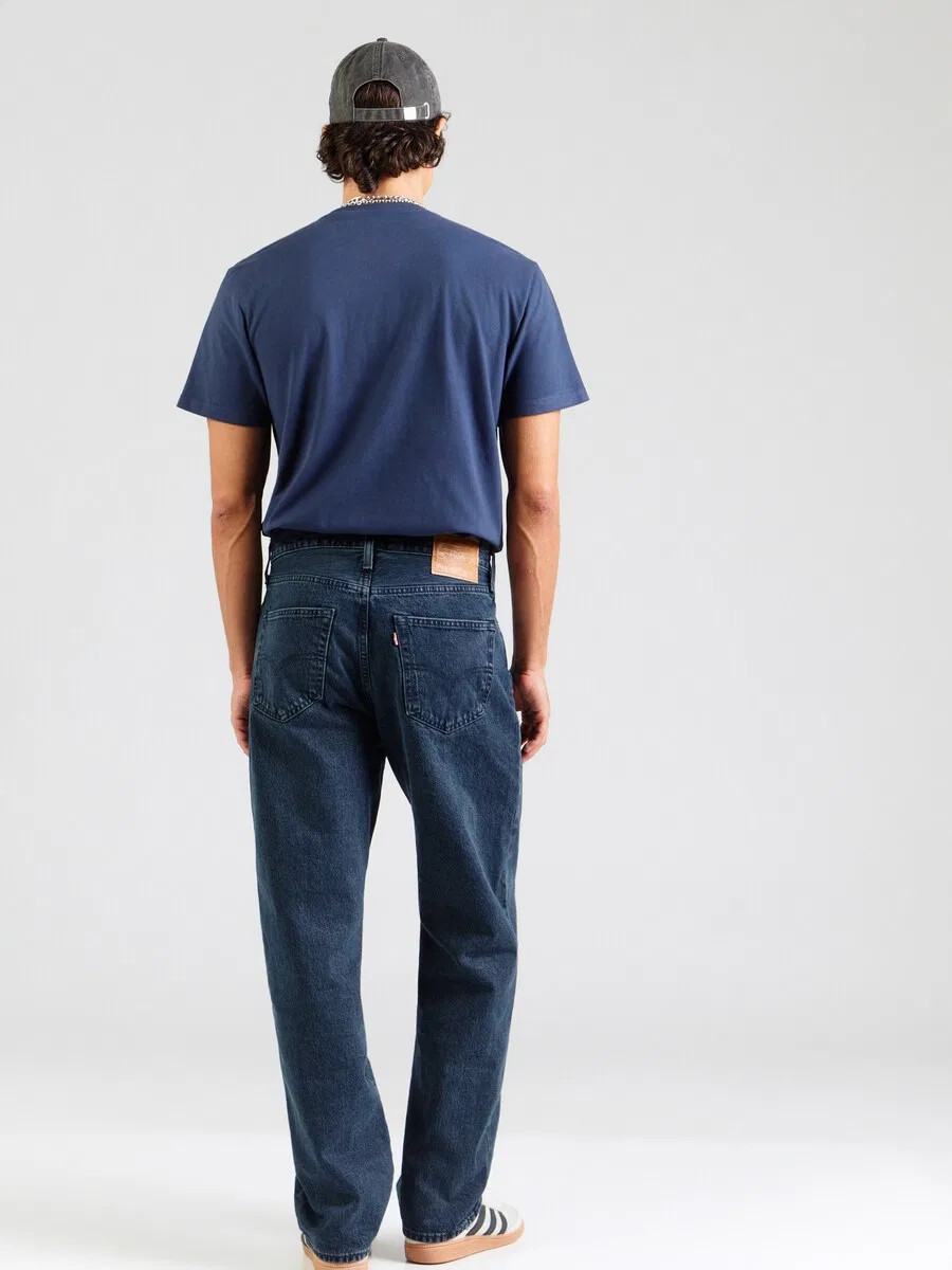 Джинсы LEVI'S свободного кроя '568 Loose Straight' темно-синего цвета — фото 4
