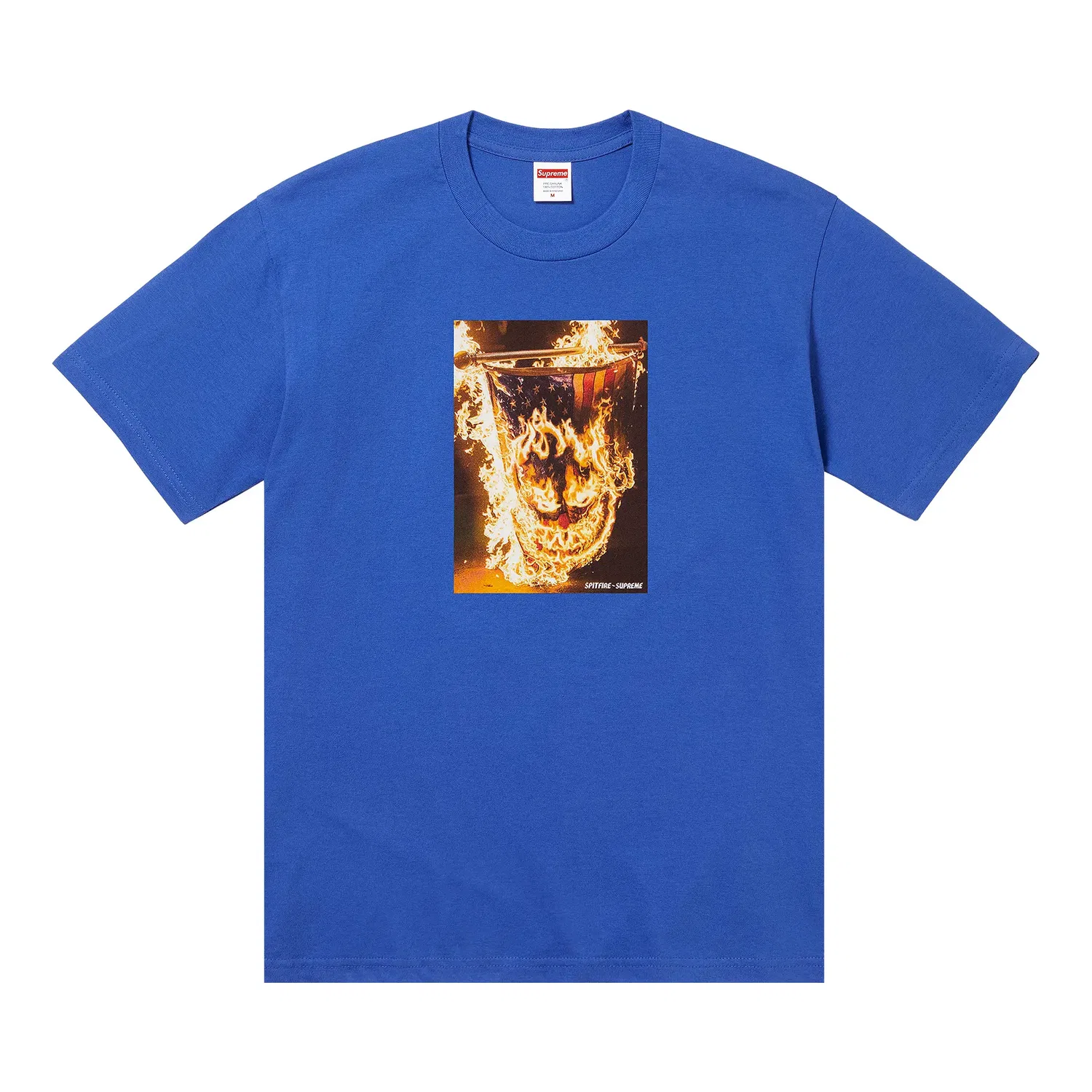 Футболка Supreme x Spitfire Flag Tee, синий
