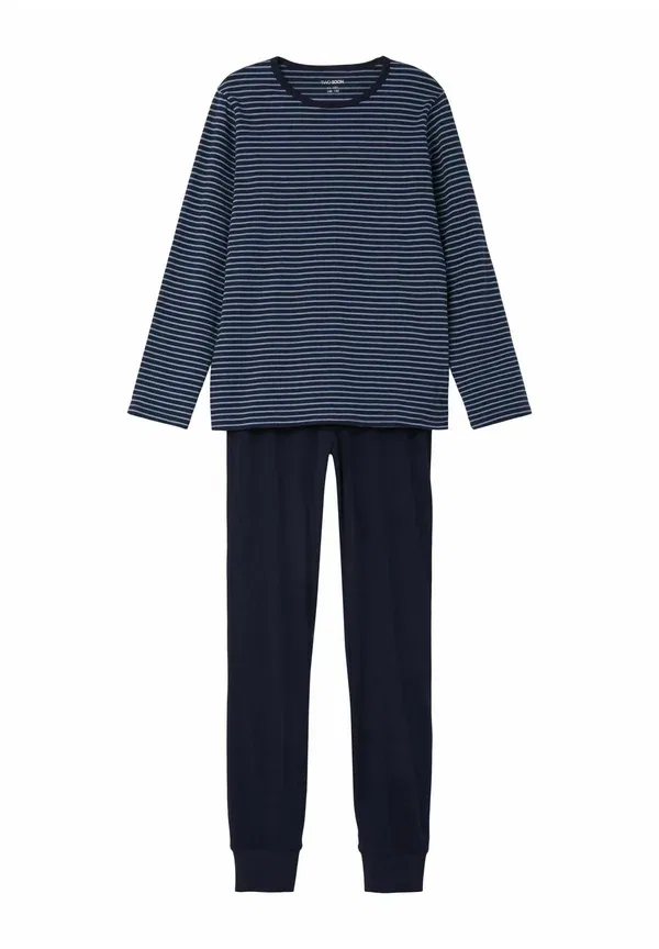 Пижамный комплект с полосками Pyjama set long sleeved Two Soon, темно-синий Blazer — фото 3