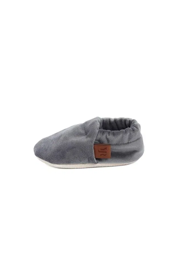 Детские пинетки из хлопка Caluu Baby, Anthracite