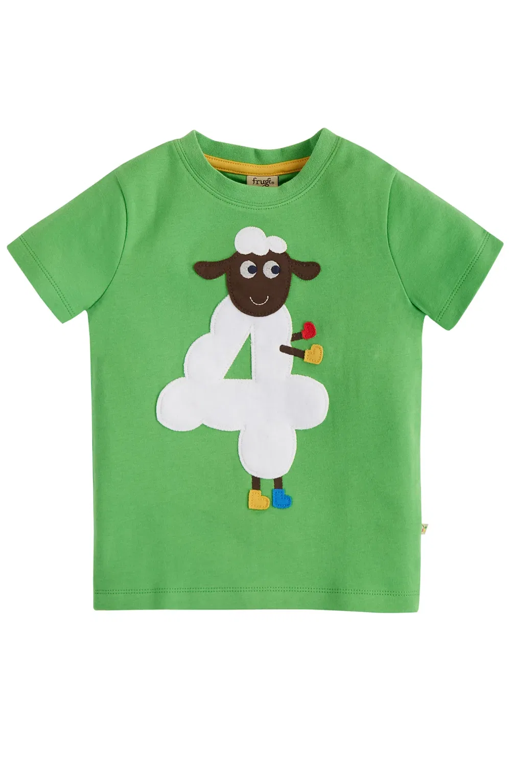 Детская футболка с принтом Magic Number Frugi, Green