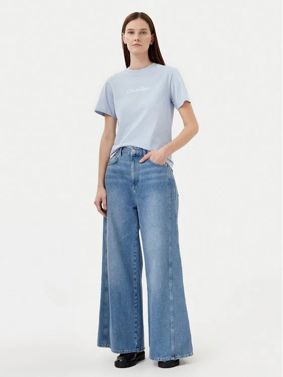 Футболка regular fit Hero Logo Calvin Klein, синий — фото 2