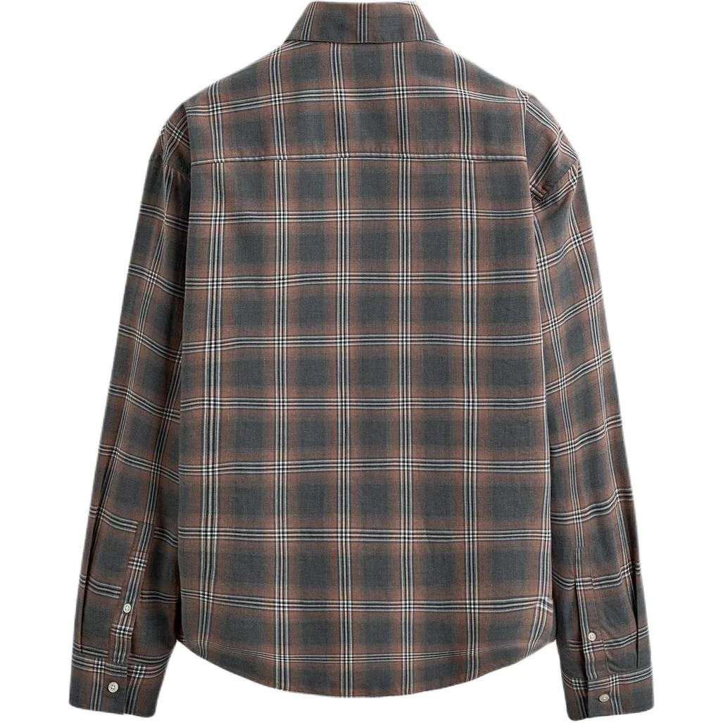 Мужская рубашка с принтом зебры модель Moderate ZARA, Zebra Print Gray — фото 3