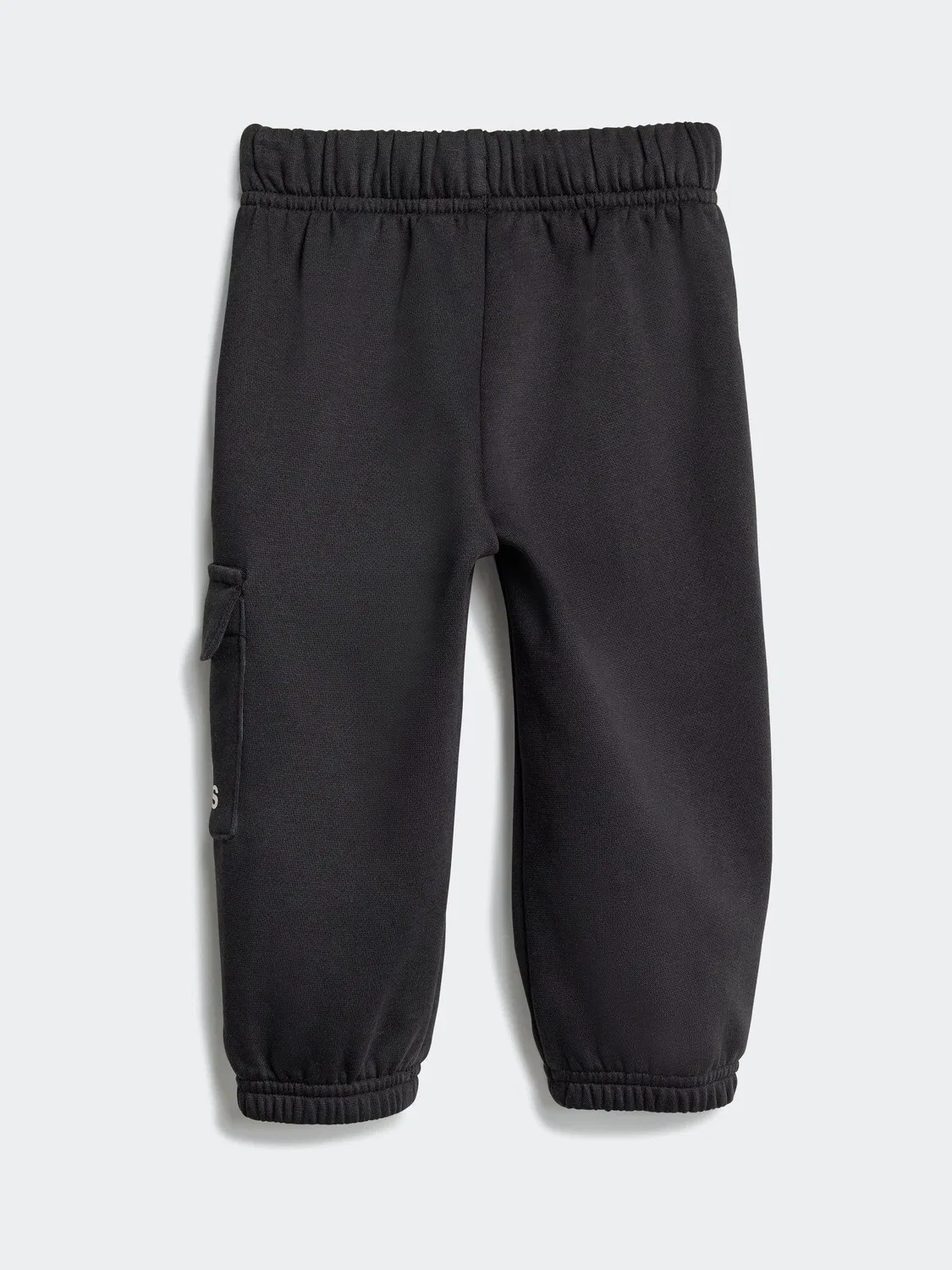 Спортивный костюм, флис, Essentials adidas, черный — фото 4