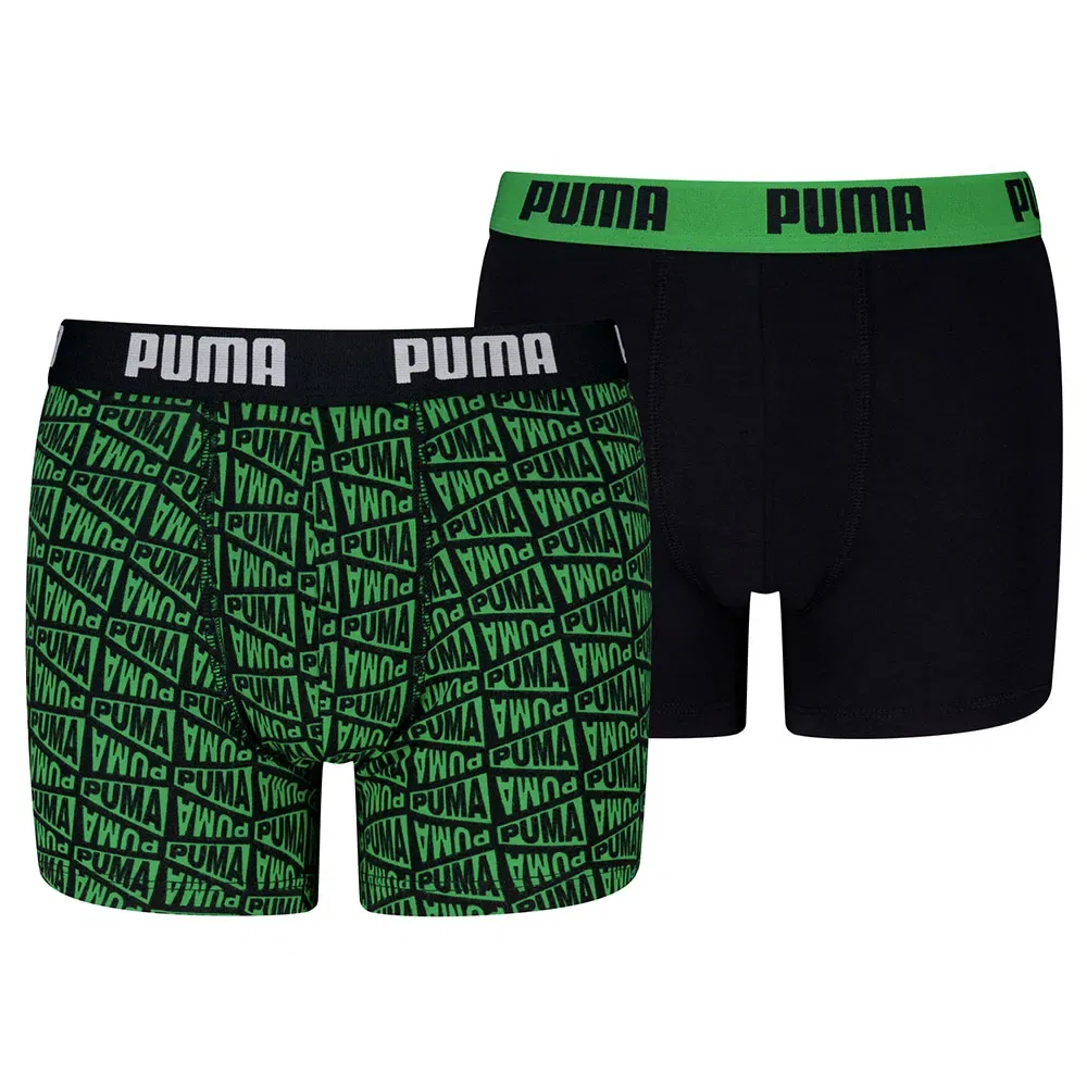 Боксеры 2 штуки Puma, зеленый