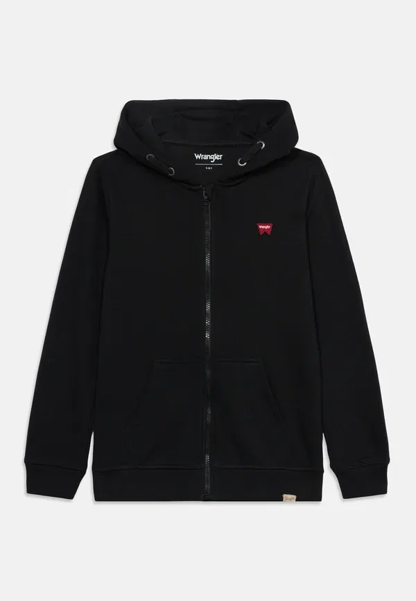 Толстовка на молнии, хлопок, Zip-up sweatshirt, Wrangler, черный — фото 3