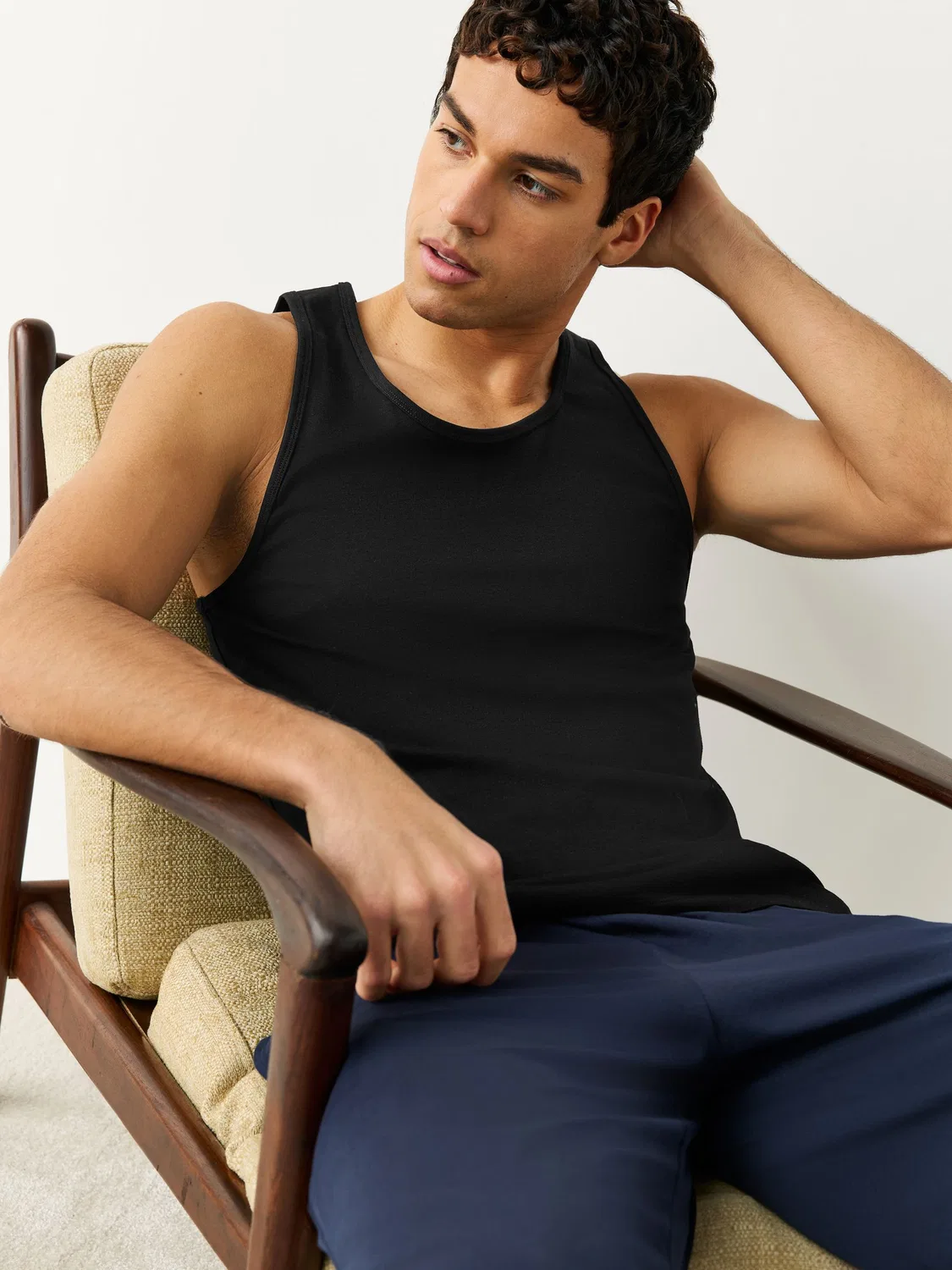 Майка-слойер Slim Fit 5 Pack Next, черный — фото 4